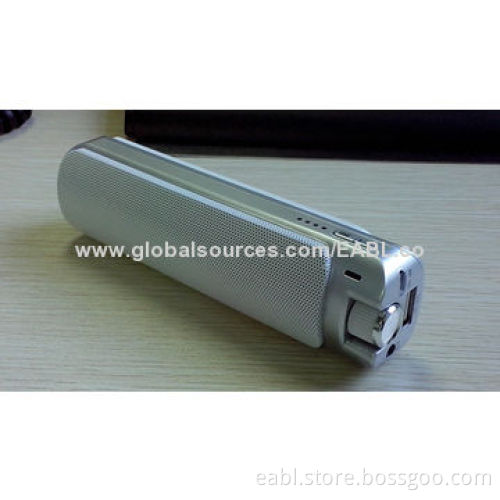 Universal Bluetooth Speaker Power Bank for iPhone, with ABS Housing, 2,500mAh CapacityNew